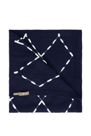 coperta in lana blu LITTLE BEAR KIDS | 2139BLULATTE